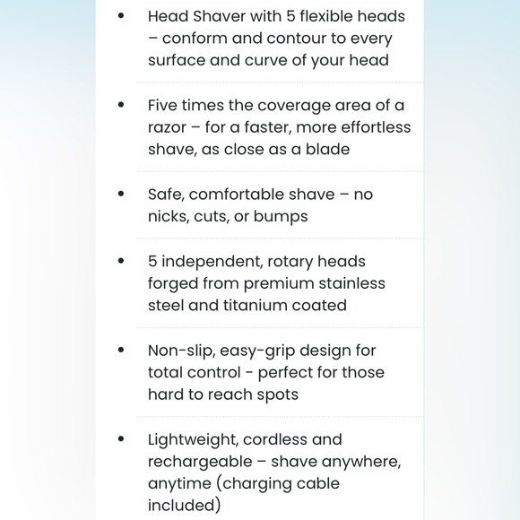 MICROTOUCH TITANIUM HEAD SHAVER - Picture 9 of 15